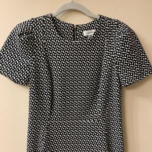 Calvin Klein® Ruched Puff Sleeve Sheath Dress